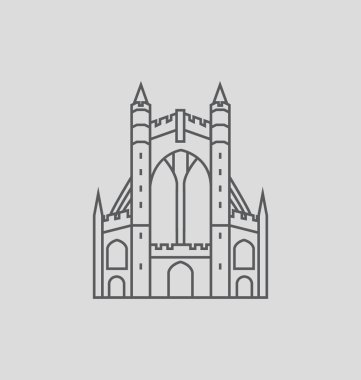 Banyo katı vektör çizim