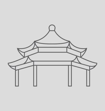 Yaz Sarayı, Beijing katı vektör çizim