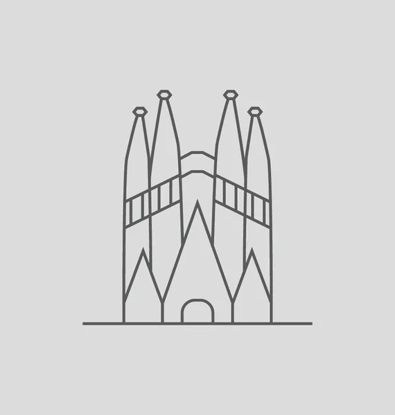 Sagrada família Sólido Vetor Ilustração —  Vetores de Stock