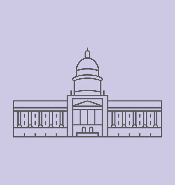 Kentucky colored Illustration