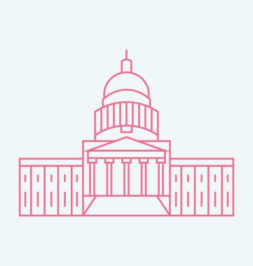 Batı Virginia hat illüstrasyon renkli