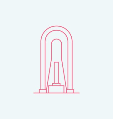 Duşanbe hat illüstrasyon renkli