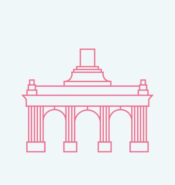 Hat illüstrasyon renkli Brüksel