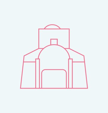 Nicosia hat illüstrasyon renkli