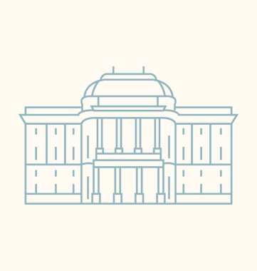 Bratislava hat illüstrasyon renkli