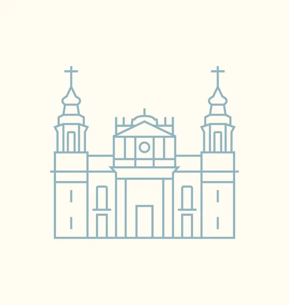 Guatemala ligne colorée Illustration — Image vectorielle