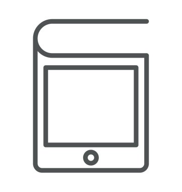 EBook kalın simge tasarlamak