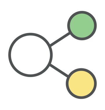 Paylaşım kalın simge tasarlamak