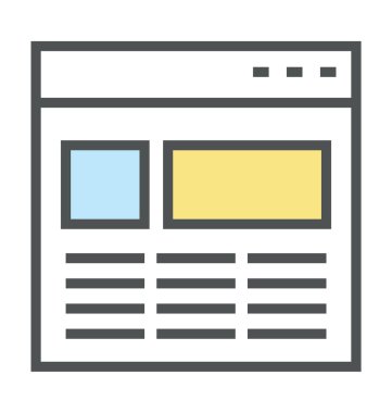 Arama grafik kalın simge tasarlamak