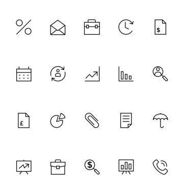 Anahat vektör simgeler 1 ticaret