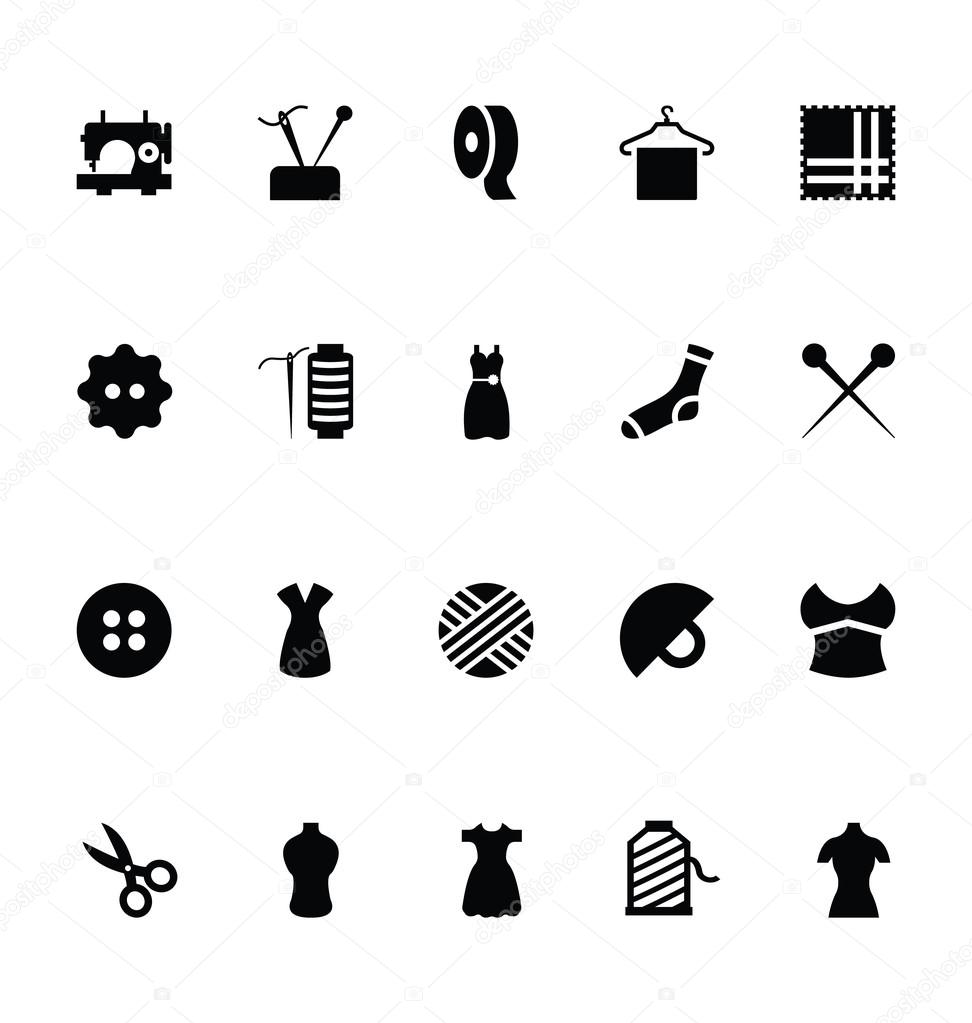 Sewing Vector Icons 1