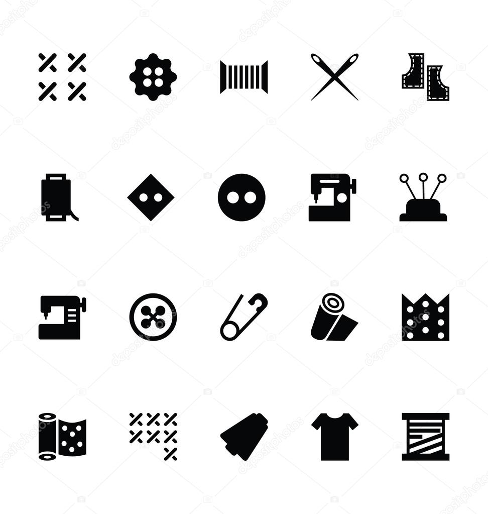 Sewing Vector Icons 3