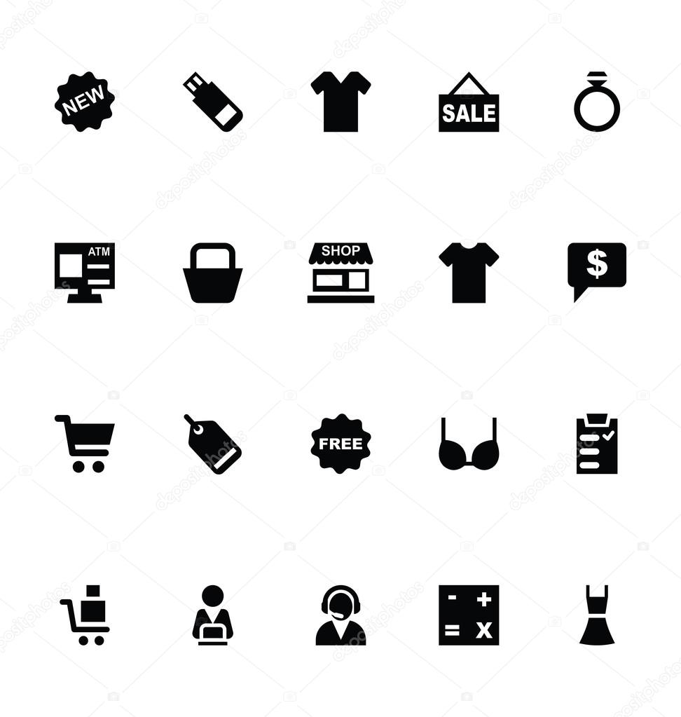 Shopping Vector Icons 1