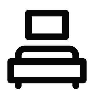 Tablo kalın satır vektör simge yol açtı