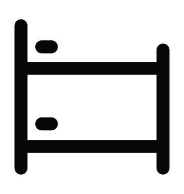 Ranza kalın satır vektör simgesi