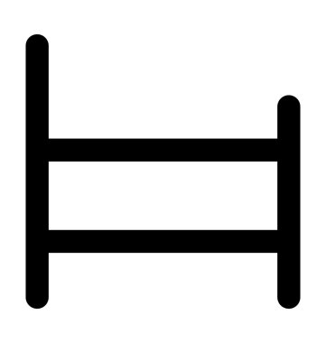 Ranza kalın satır vektör simgesi