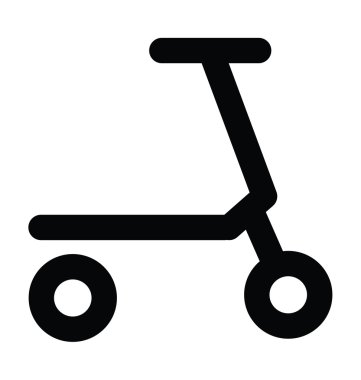 Döngüsü kalın satır vektör simgesi