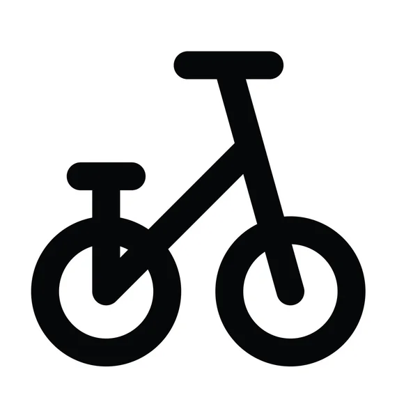 Cycle Bold Line Vector Icon — Stock Vector