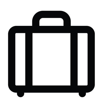 Evrak Çantası'nı kalın satır vektör simgesi