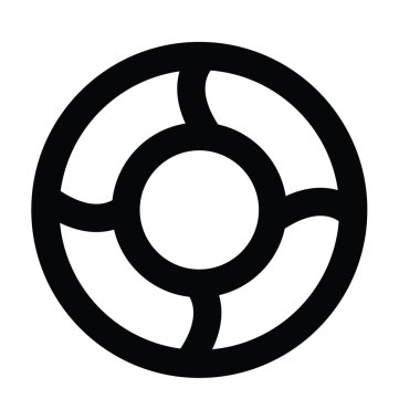 Lifering kalın satır vektör simgesi