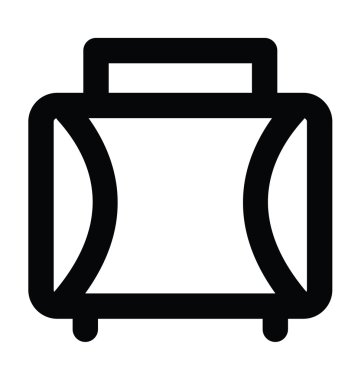 Evrak Çantası'nı kalın satır vektör simgesi