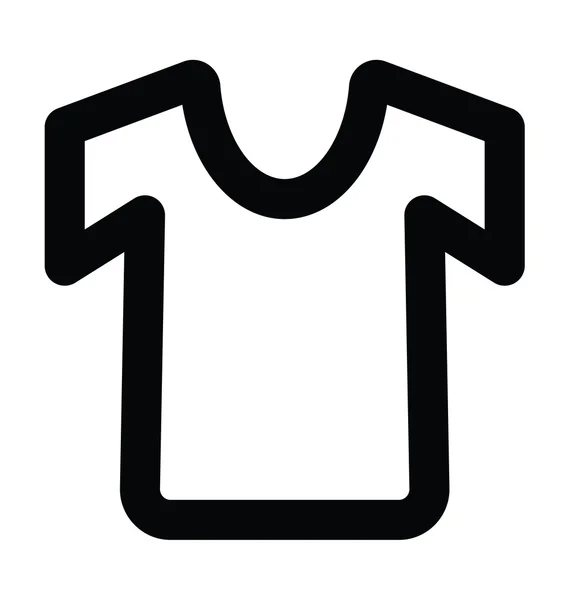 Camiseta Bold Line Vector Icono — Vector de stock