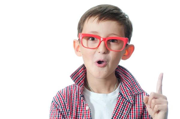 Excited young boy have an idea. — Stock Photo, Image