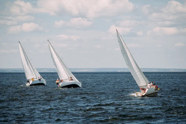 Segling regatta båtar — Stockfoto