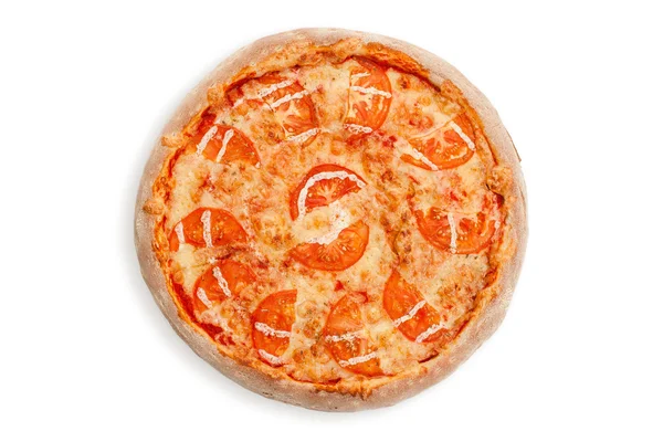 Margherita pizza pomidor — Zdjęcie stockowe
