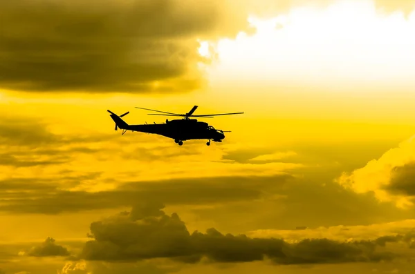 Helicópteros Mi-24 — Fotografia de Stock