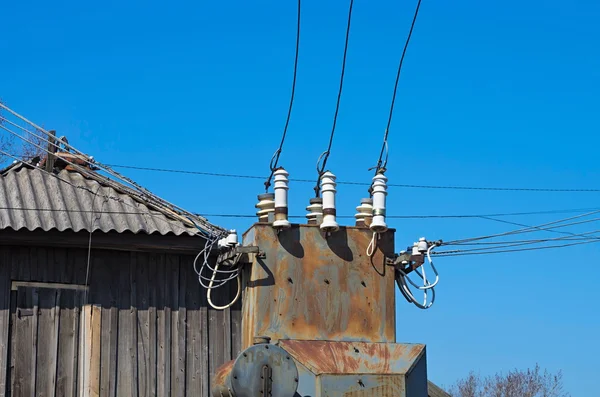 Transformador eléctrico — Foto de Stock