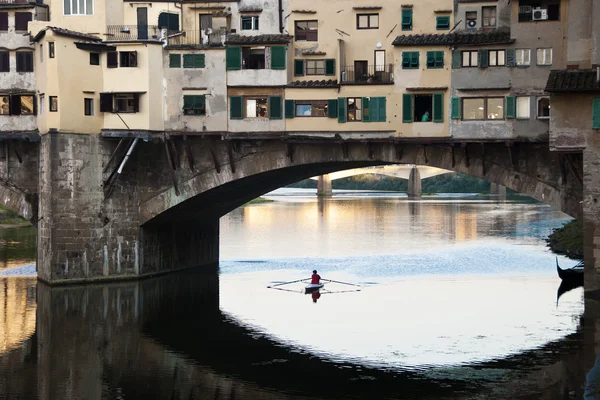 Ponte Vecchio sull'Arno, Firenze — Foto Stock
