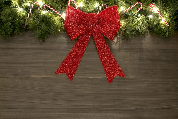 Рождественская лента — стоковое фото