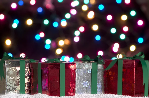 Jul gåvor bakgrund — Stockfoto