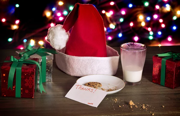 Christmas Cookies for Santa — Stock Photo, Image