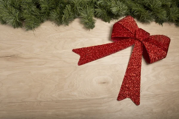 Decoración de Navidad en madera Fondo — Foto de Stock