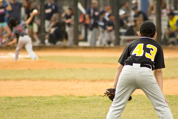 Hráči baseballu — Stock fotografie