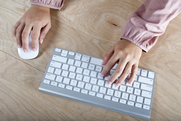 Working in desk — Stock Photo, Image