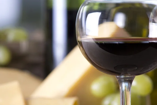 Cheese and Wine — Stock Photo, Image