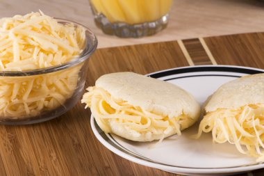 Arepas yemek 