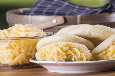 Arepas yemek 