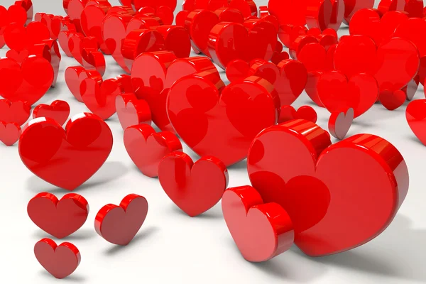 Valentine's Day Hearts Stock Photo