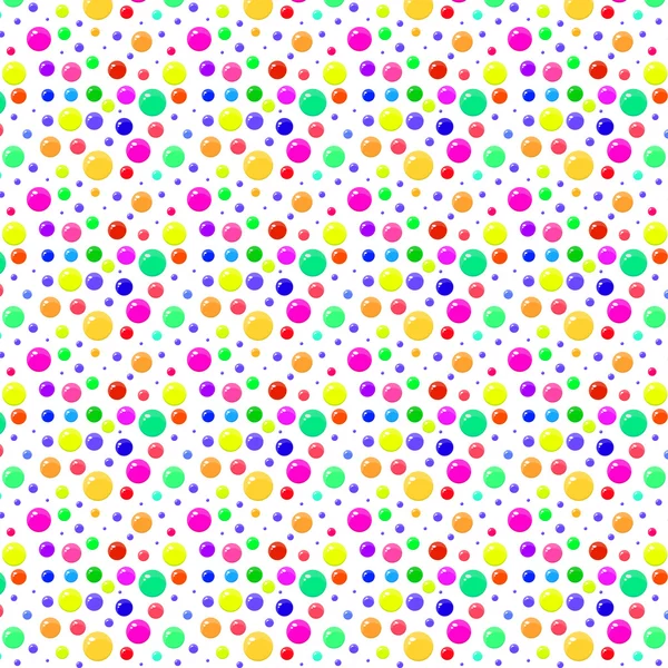 Seamless bubbles background — Stock Vector