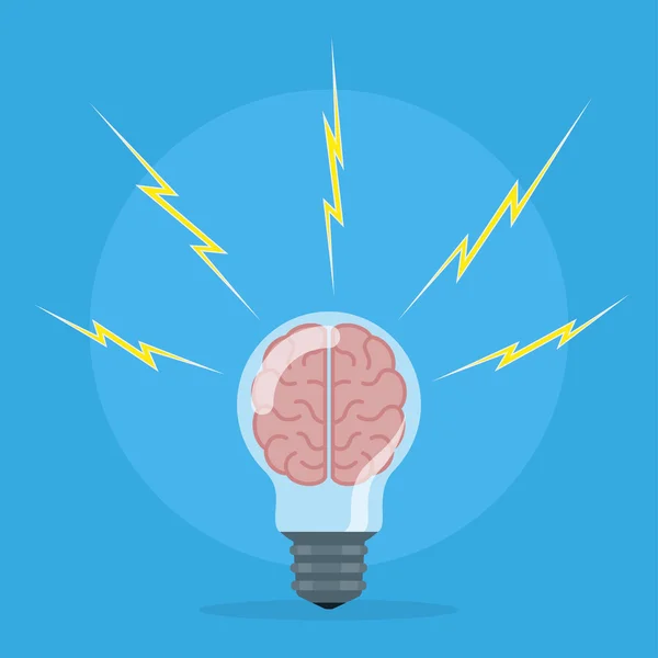 Brain storm concept — Stock Vector