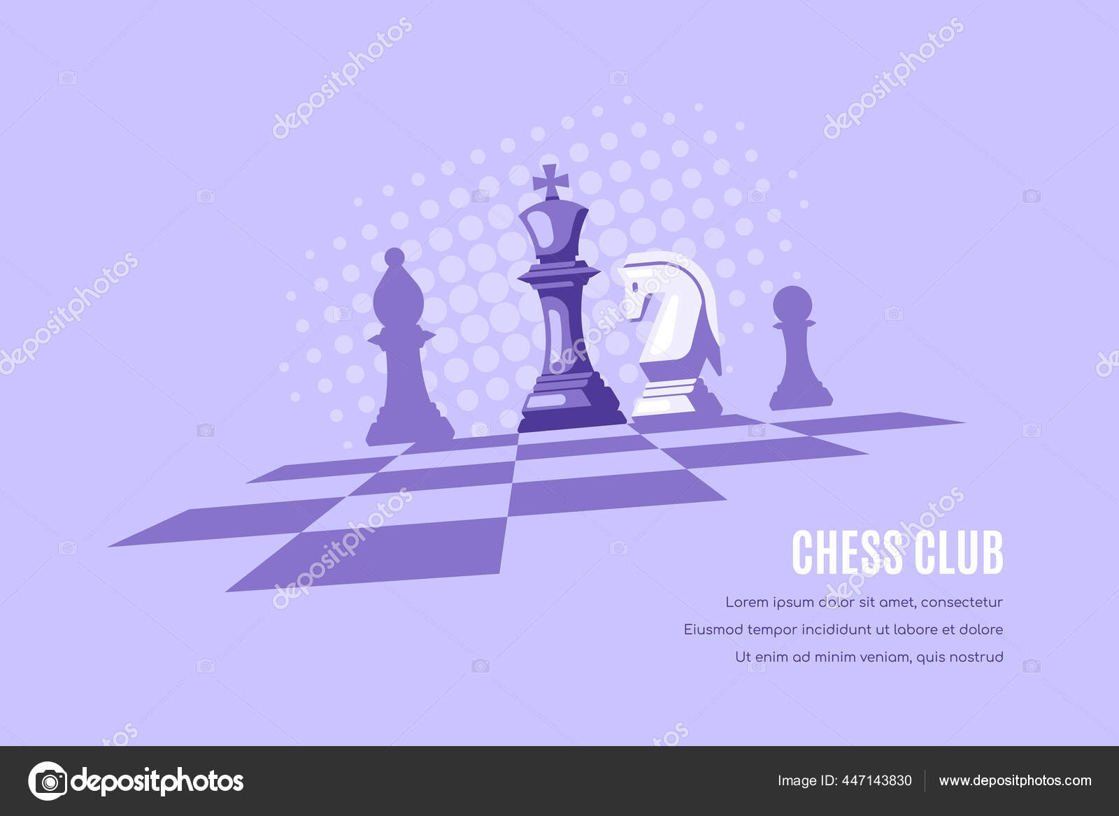 Símbolo colorido da ilustração do desenho da rainha do xadrez do