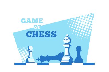 Satranç tahtasında yatan Satranç Kralı ve üstünde kraliçe figürü