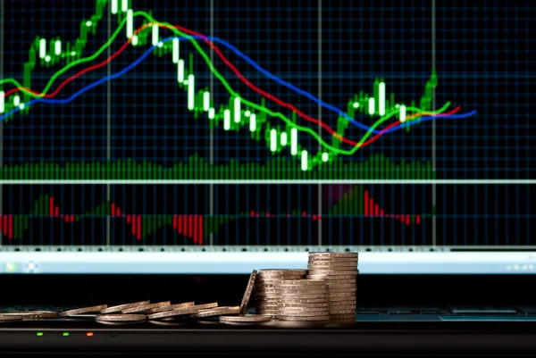 Forex chart — Stock Photo, Image