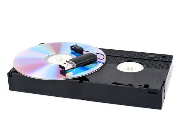 USB, Cd, Vhs — Stockfoto