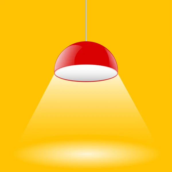 Ceiling lamp — Stock Vector