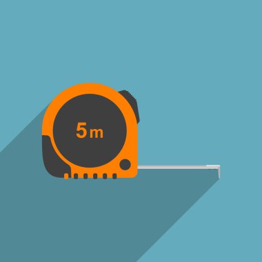 industrial measure tape clipart
